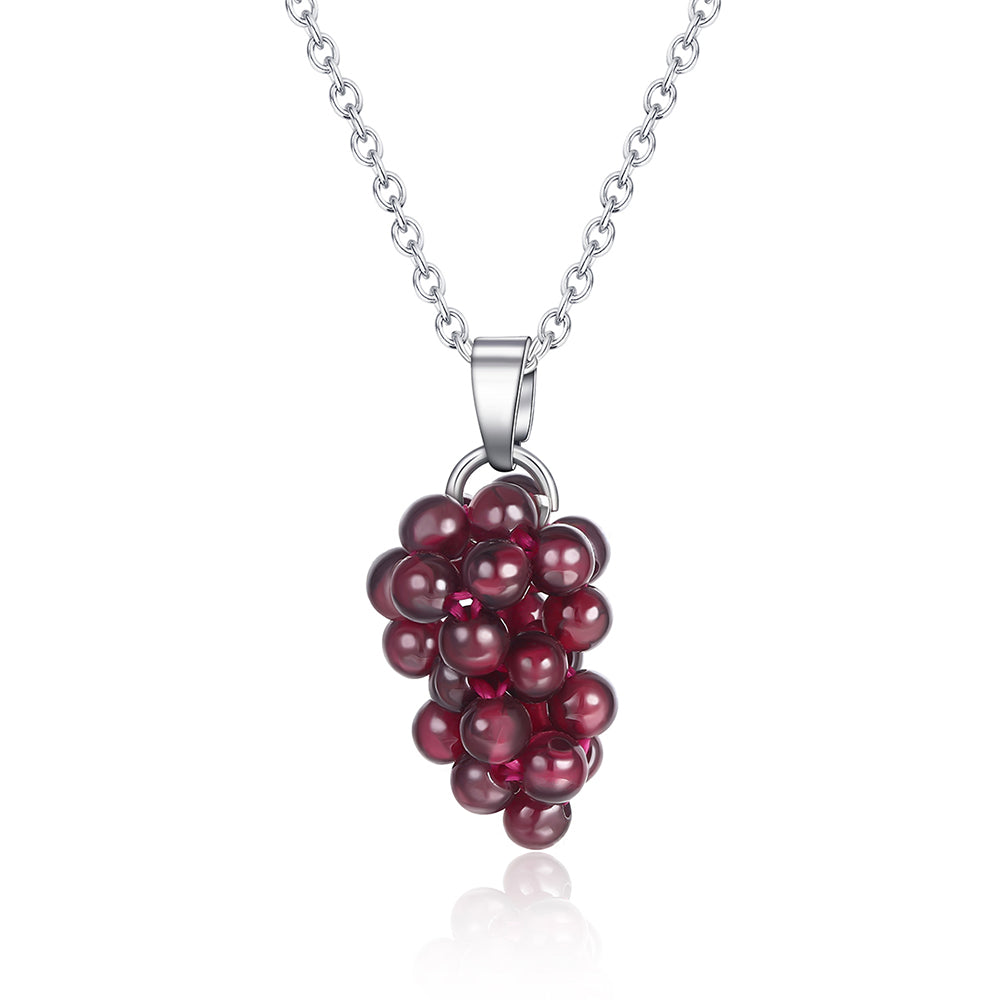 Collar de Aleación Bañado en Oro con Cristal Emporia® Rojo