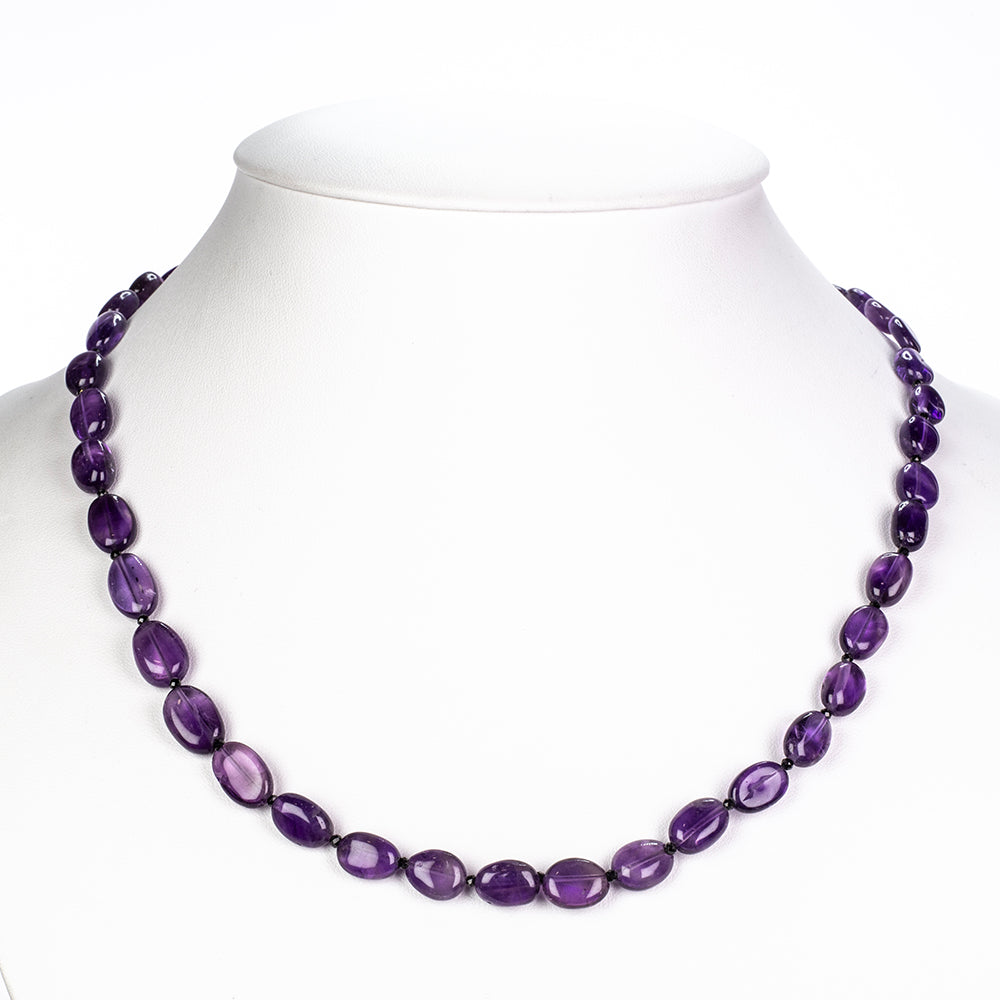 Collar Pepita con Amatista y Espinela Negra