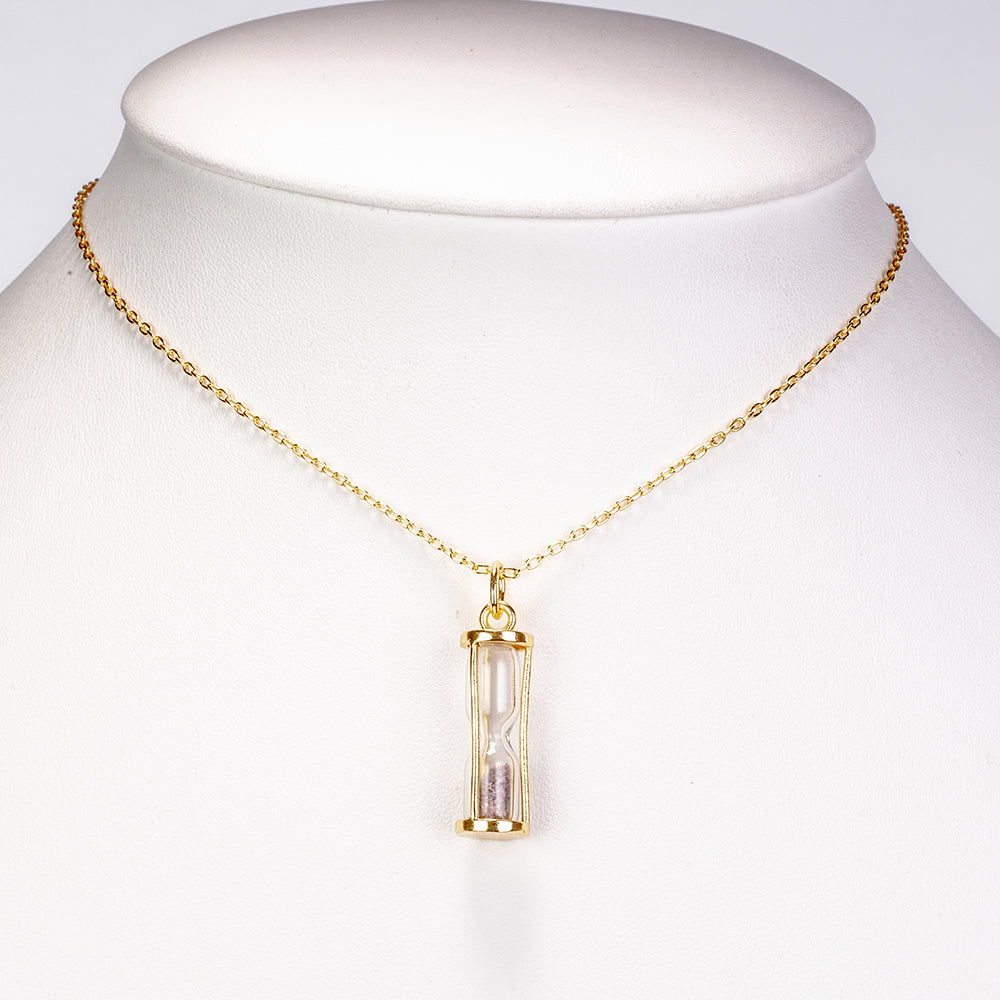 Collar de Aleación Bañado en Oro con Rubí de Tailandia