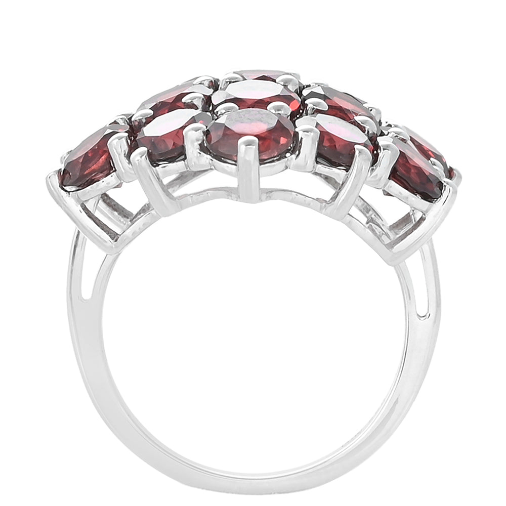 Anillo de Plata con Granate Rodolita