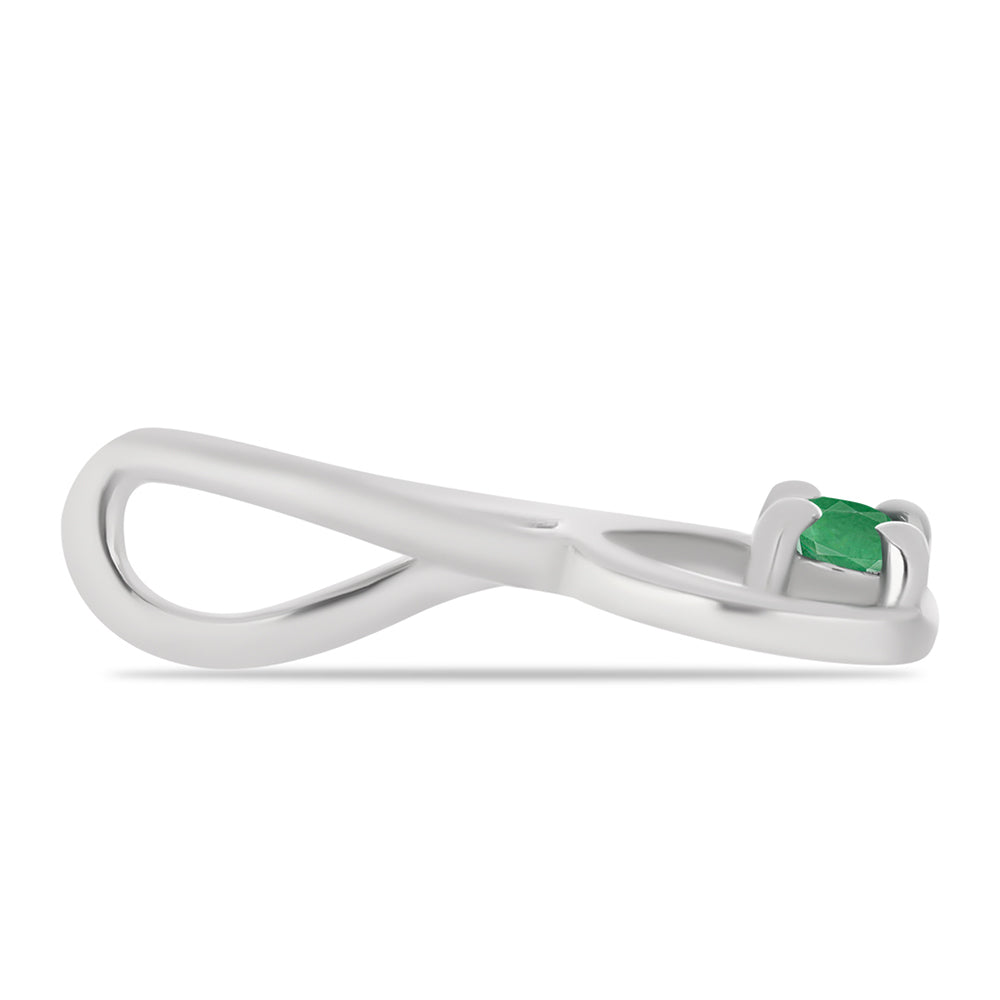 Colgante de Plata con Esmeralda de Brasil