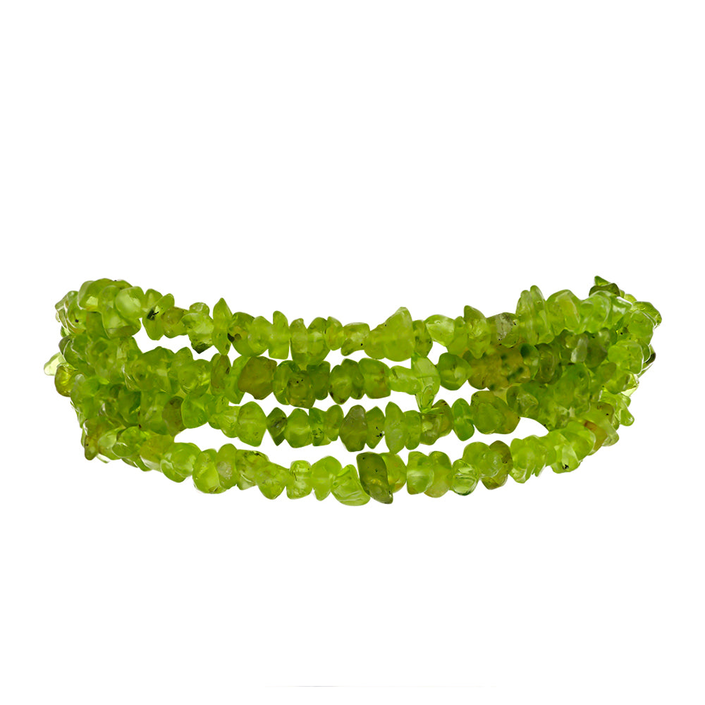 Pulsera de Plata con Peridoto de Changbai