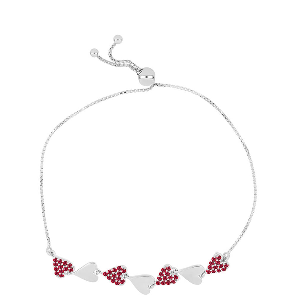 Pulsera de Plata con Rubí de Madagascar