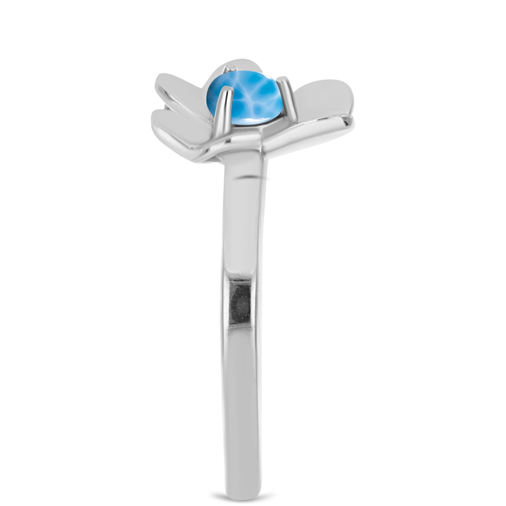 Anillo de Plata con Larimar de Barahona