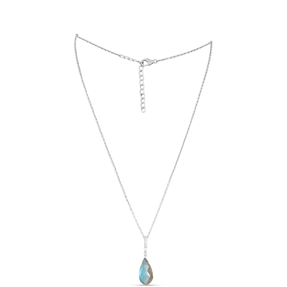 Collar de Plata con Labradorita