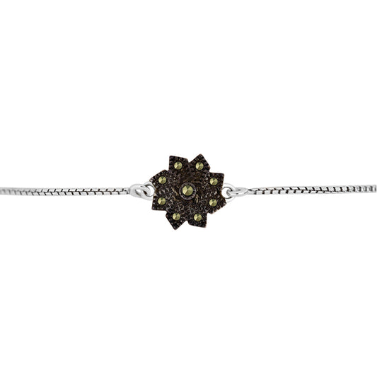 Pulsera de Plata con Marcasita de Austria