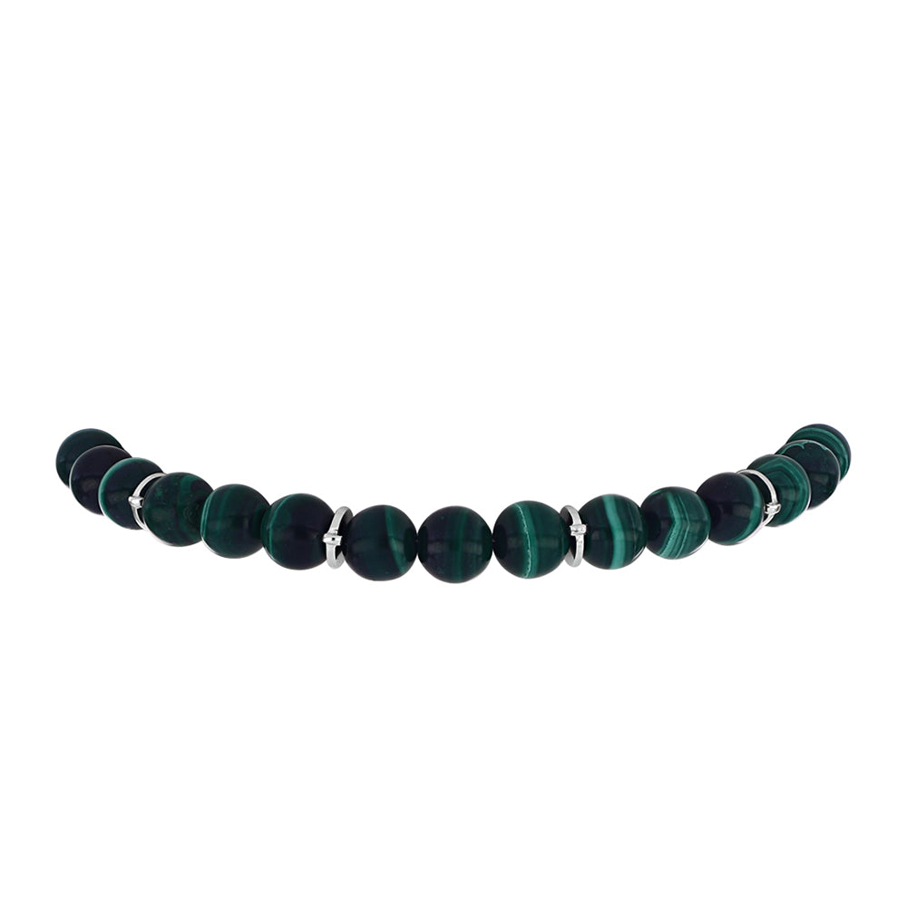 Pulsera de Plata con Malaquita