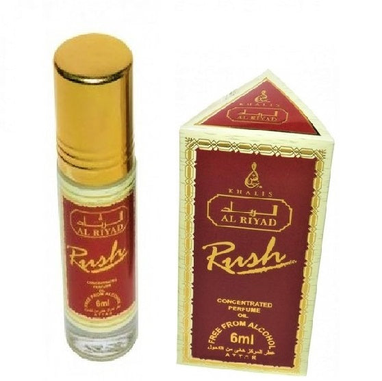 6 ml Aceite de perfume Rush de con fragancia afrutada oriental para hombres