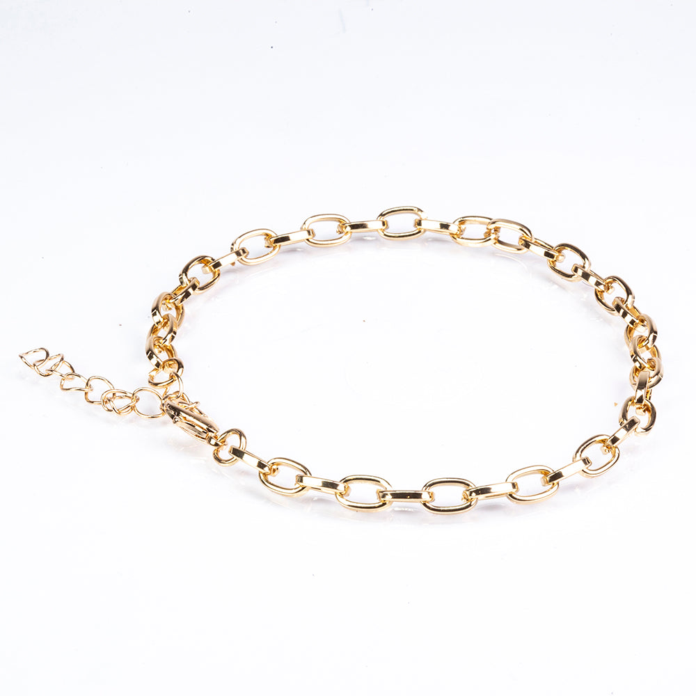Conjunto de Aleación Bañado en Oro con Esmalte y Cristal Emporia® Verde ( Pulsera )