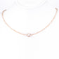 Collar de Plata con Perla de Agua Dulce- Lavanda y Zirconita Cúbica