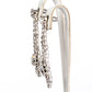 Conjunto de Aleación Bañado en Oro con Cristal Emporia® Blanco ( Collar +Pendientes )