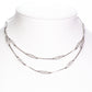 Conjunto de Aleación Bañado en Oro con Cristal Emporia® Blanco ( Collar +Pendientes )
