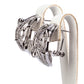 Conjunto de Aleación Bañado en Oro con Cristal Emporia® Blanco ( Collar +Pendientes +Colgante )