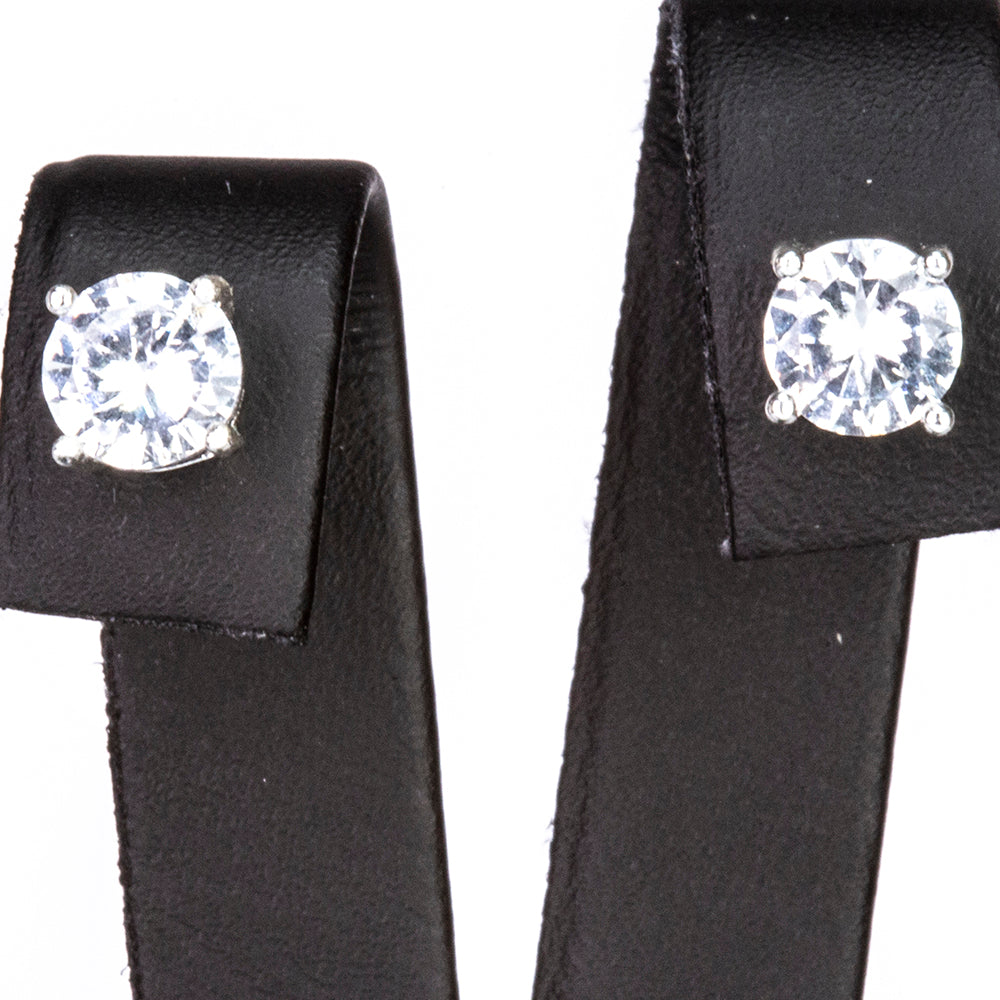 Conjunto de Aleación Bañado en Oro con Cristal Emporia® Blanco ( Pendientes ) 3 