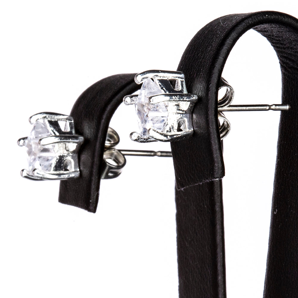 Conjunto de Aleación Bañado en Oro con Cristal Emporia® Blanco ( Pendientes )