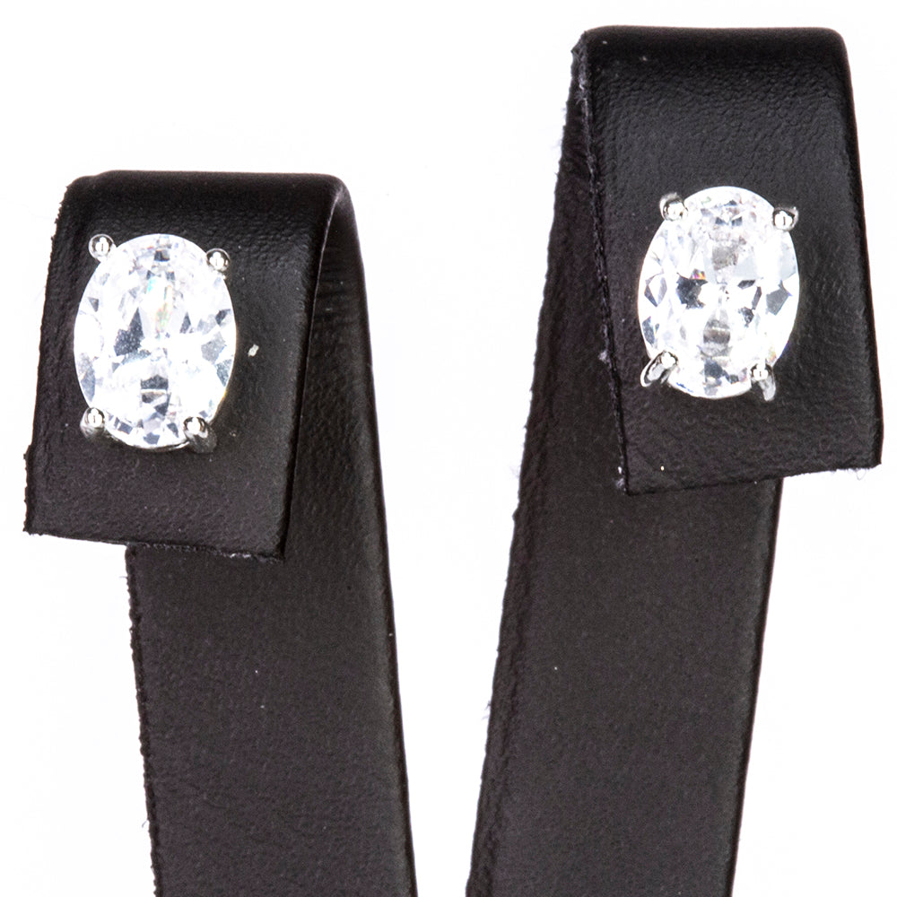 Conjunto de Aleación Bañado en Oro con Cristal Emporia® Blanco ( Pendientes ) 9 