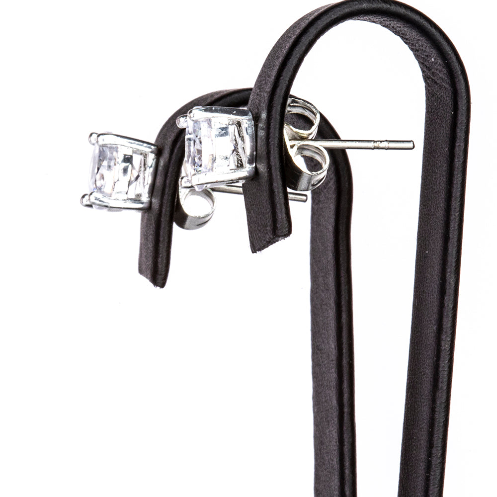 Conjunto de Aleación Bañado en Oro con Cristal Emporia® Blanco ( Pendientes )