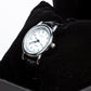 Reloj de Aleación Bañado en Oro con Cristal Emporia® Blanco