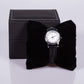 Reloj de Aleación Bañado en Oro con Cristal Emporia® Blanco