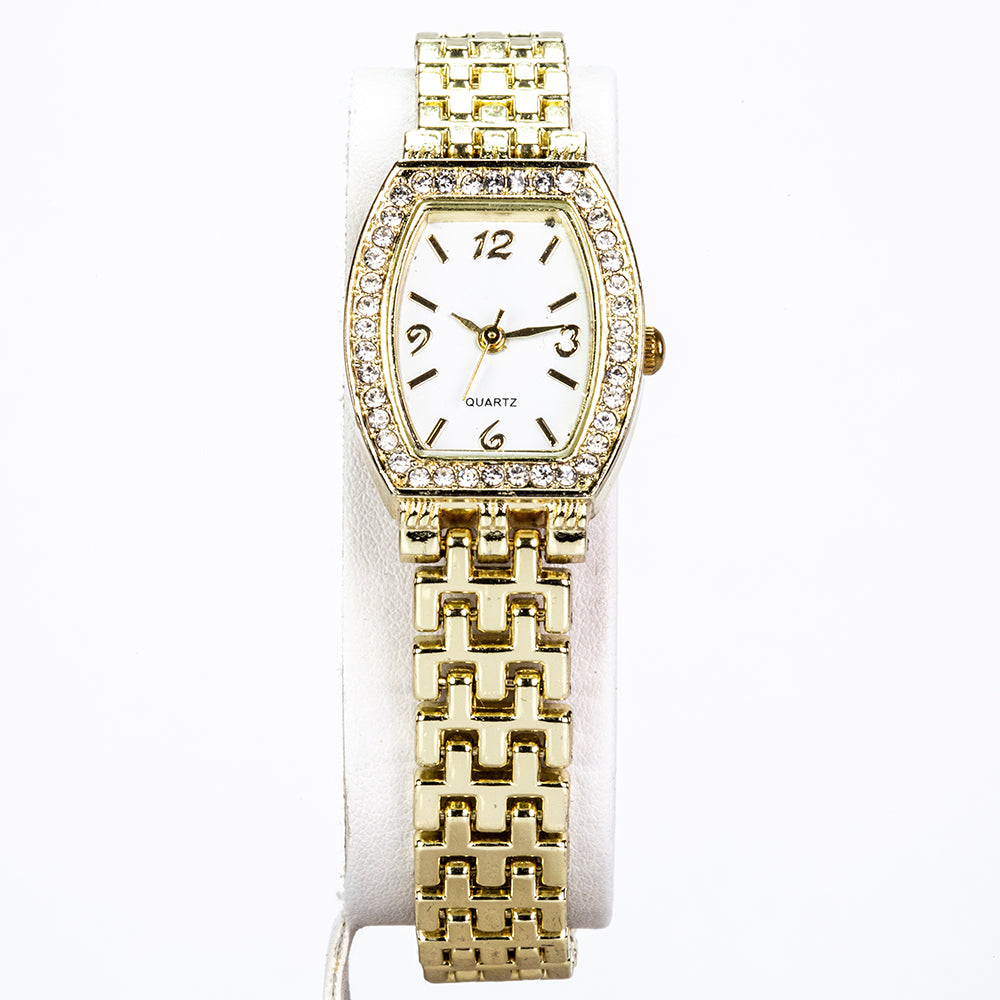 Conjunto de Aleación Bañado en Oro con Cristal Emporia® Blanco ( Pulsera )