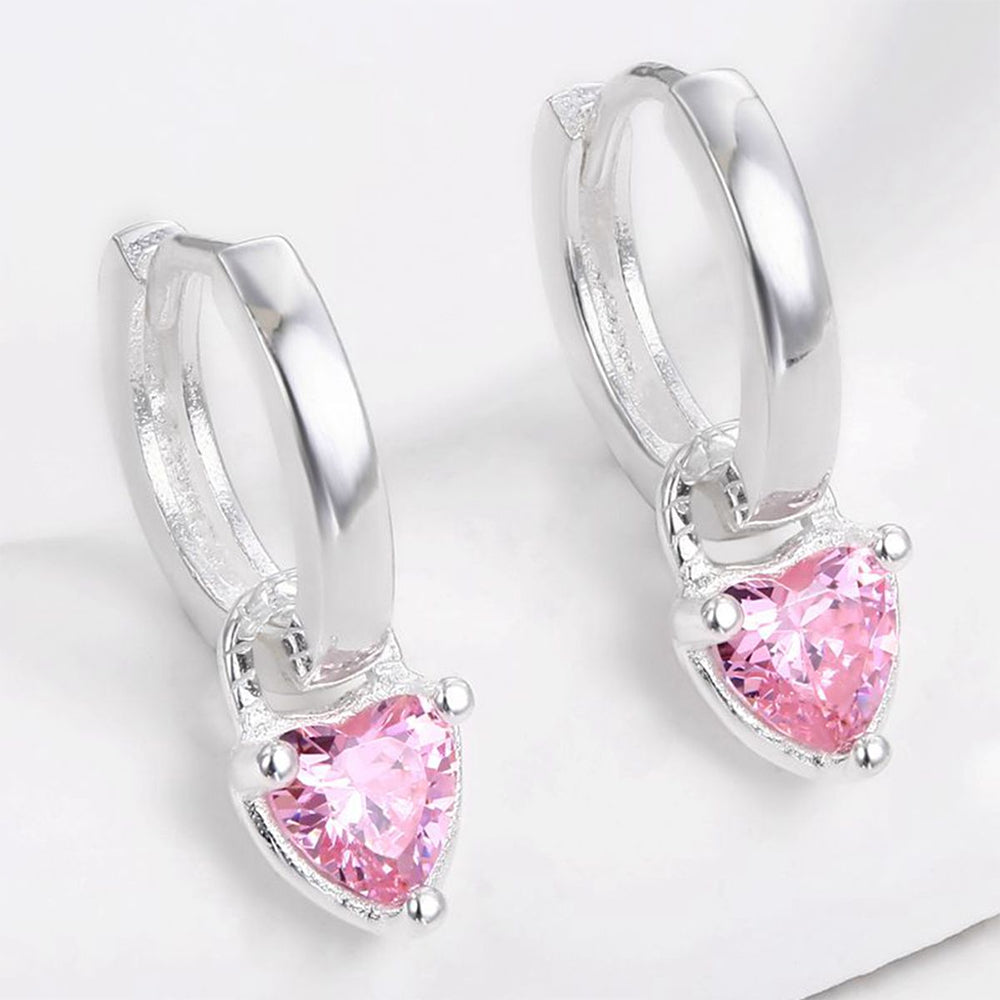 Pendientes de Aleación Bañado en Oro con Cristal Emporia® Rojo 1 