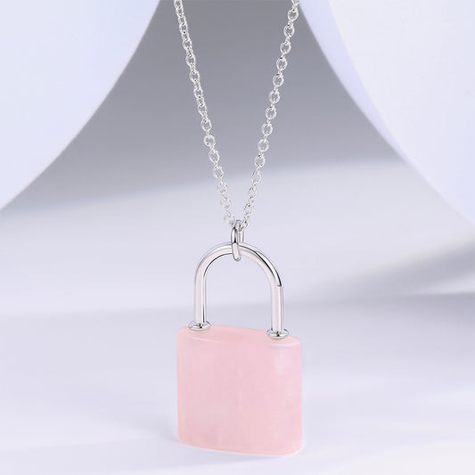Collar de Aleación Bañado en Oro con Cristal Emporia® Rosa