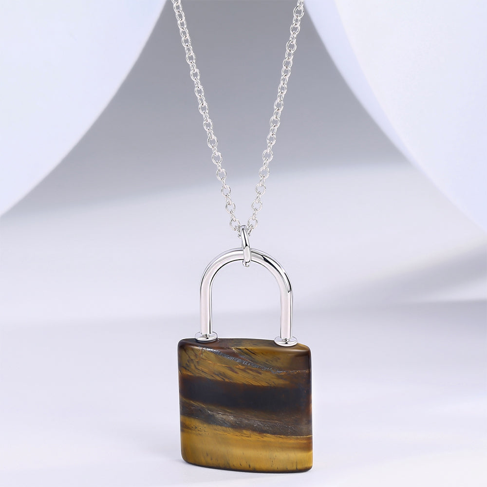 Collar de Aleación Bañado en Oro con Cristal Emporia® Marrón