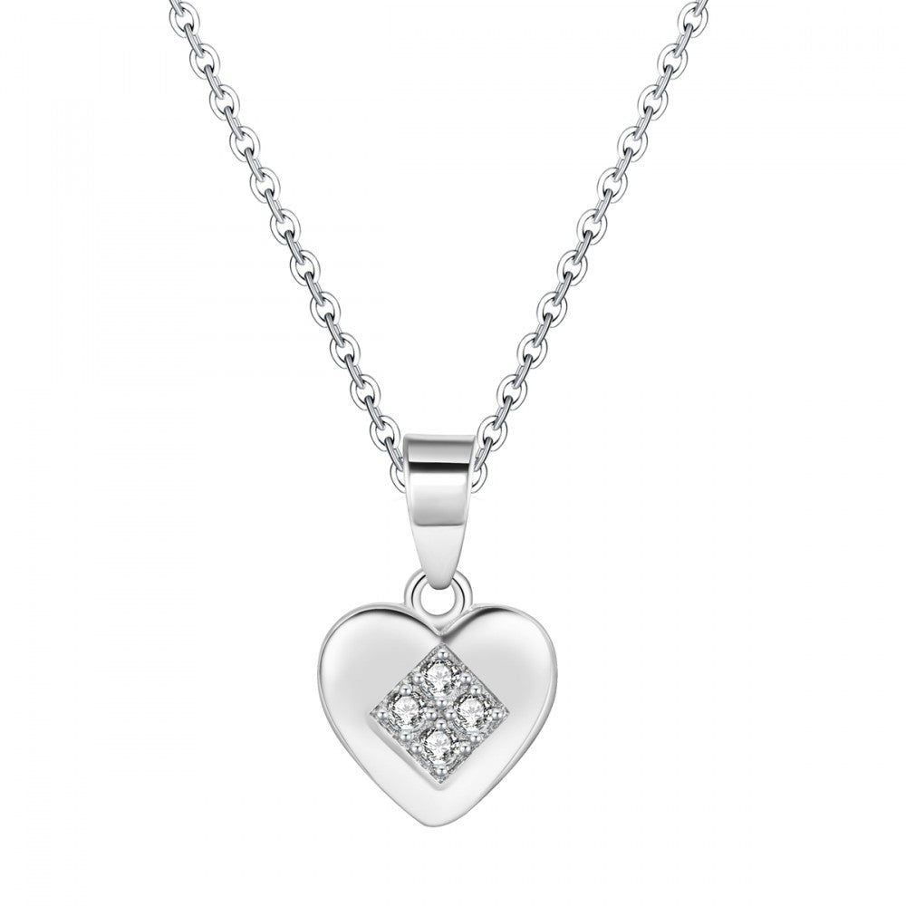 Collar de Aleación Bañado en Oro con Cristal Emporia® Blanco 1 