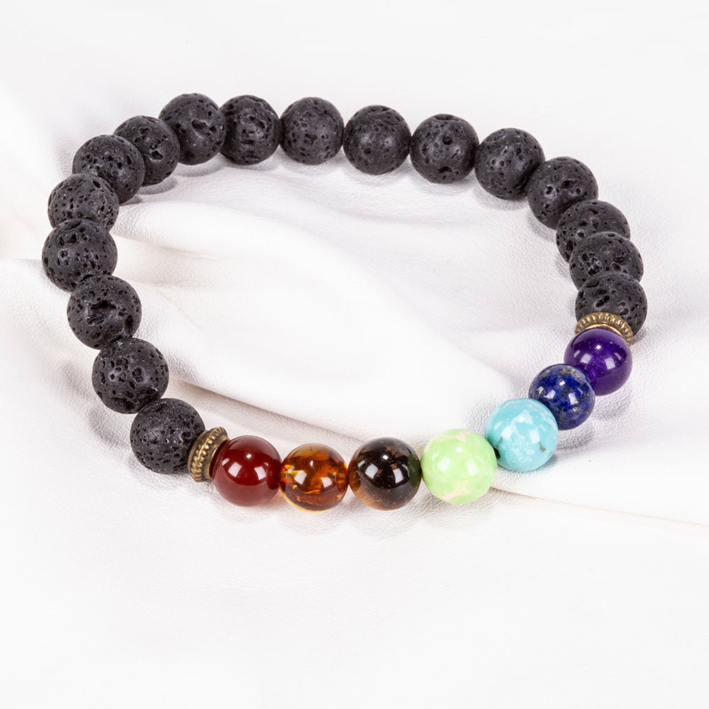 Pulsera Pepita con Ágata Roja y Ojo de Tigre 6 