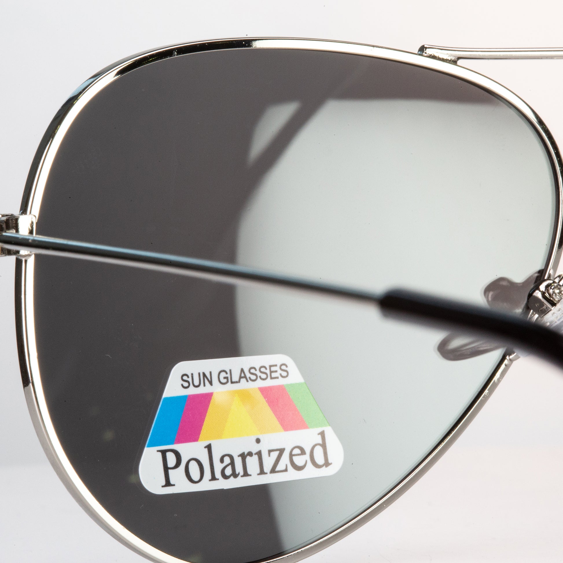 Emporia Italy - Gafas de sol piloto "CRYSTAL", gafas de sol polarizadas con filtro UV con estuche y paño de limpieza, lentes cromo-plata, montura plateada 5 Emporia Italy - Gafas de sol piloto "CRYSTAL", gafas de sol polarizadas con filtro UV con estuche y paño de limpieza, lentes cromo-plata, montura plateada