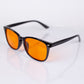 EMPORIA bluelight blocking glasses, orange lens, black frame