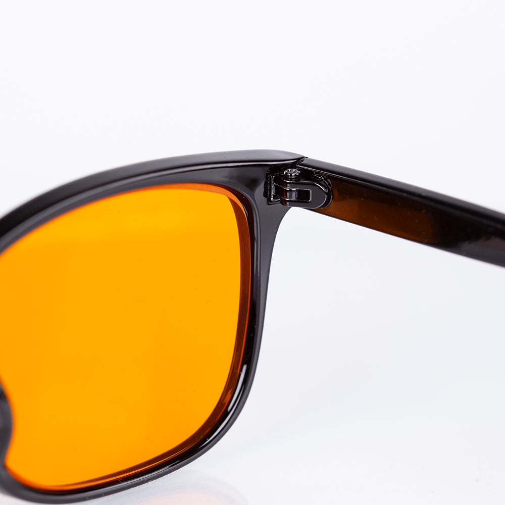 EMPORIA bluelight blocking glasses, orange lens, black frame 4 