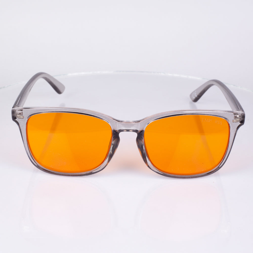 EMPORIA bluelight blocking glasses, orange lens, transparent frame 6 