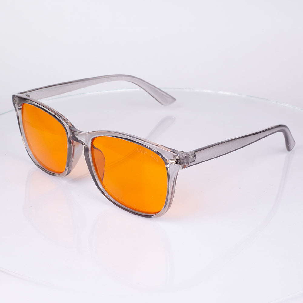 EMPORIA bluelight blocking glasses, orange lens, transparent frame 7 