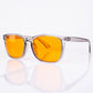 EMPORIA bluelight blocking glasses, orange lens, transparent frame