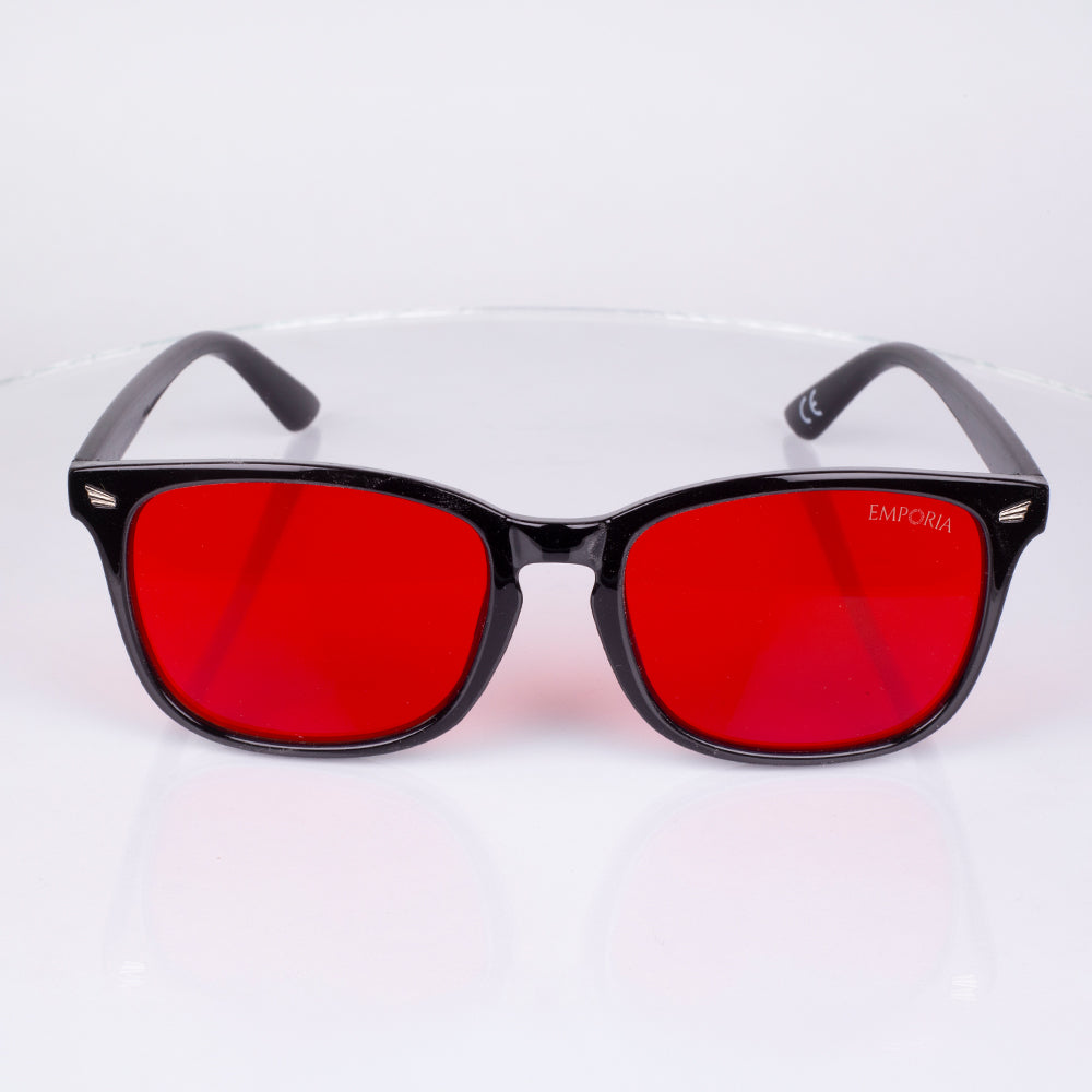 EMPORIA bluelight blocking glasses, red lens, black frame 6 