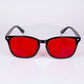 EMPORIA bluelight blocking glasses, red lens, black frame