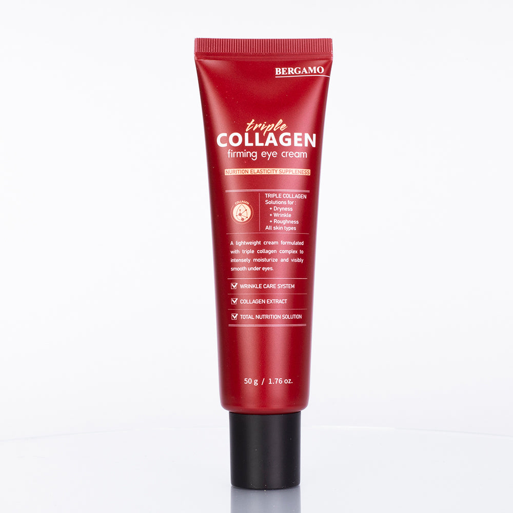 Crema para el contorno de ojos de firmeza de triple colágeno BERGAMO