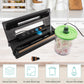 Vacuum Sealer with Pulse Function and built-in Bag cutter, black