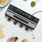 Vacuum Sealer with Pulse Function and built-in Bag cutter, black