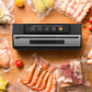 Vacuum Sealer with Pulse Function and built-in Bag cutter, black