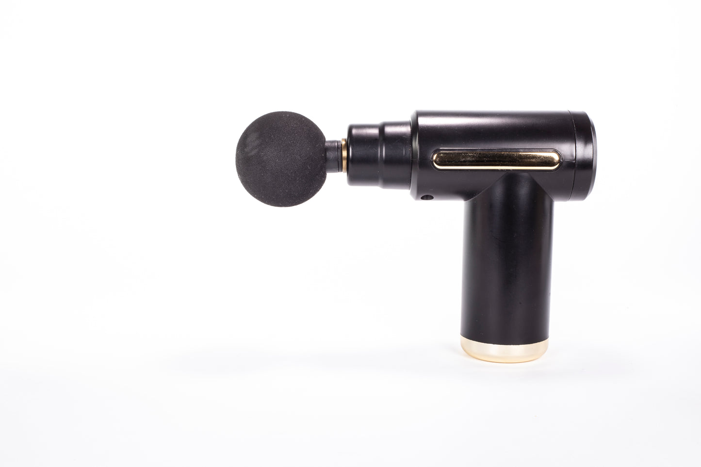 Mini Deep Tissue Massage Gun, Portable 1500mAh, 6 speed settings, 4 extra heads, black
