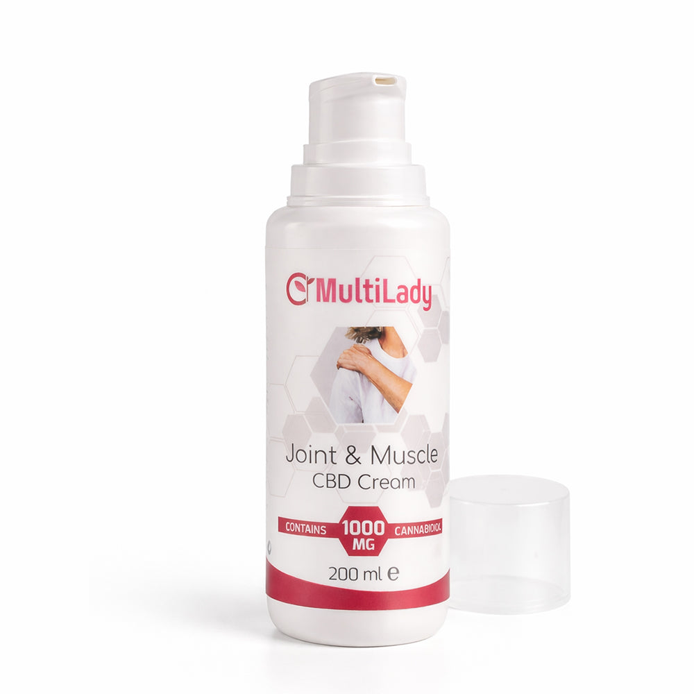 Crema para articulaciones y músculos MultiLady CBD 1000 mg – 200 ml