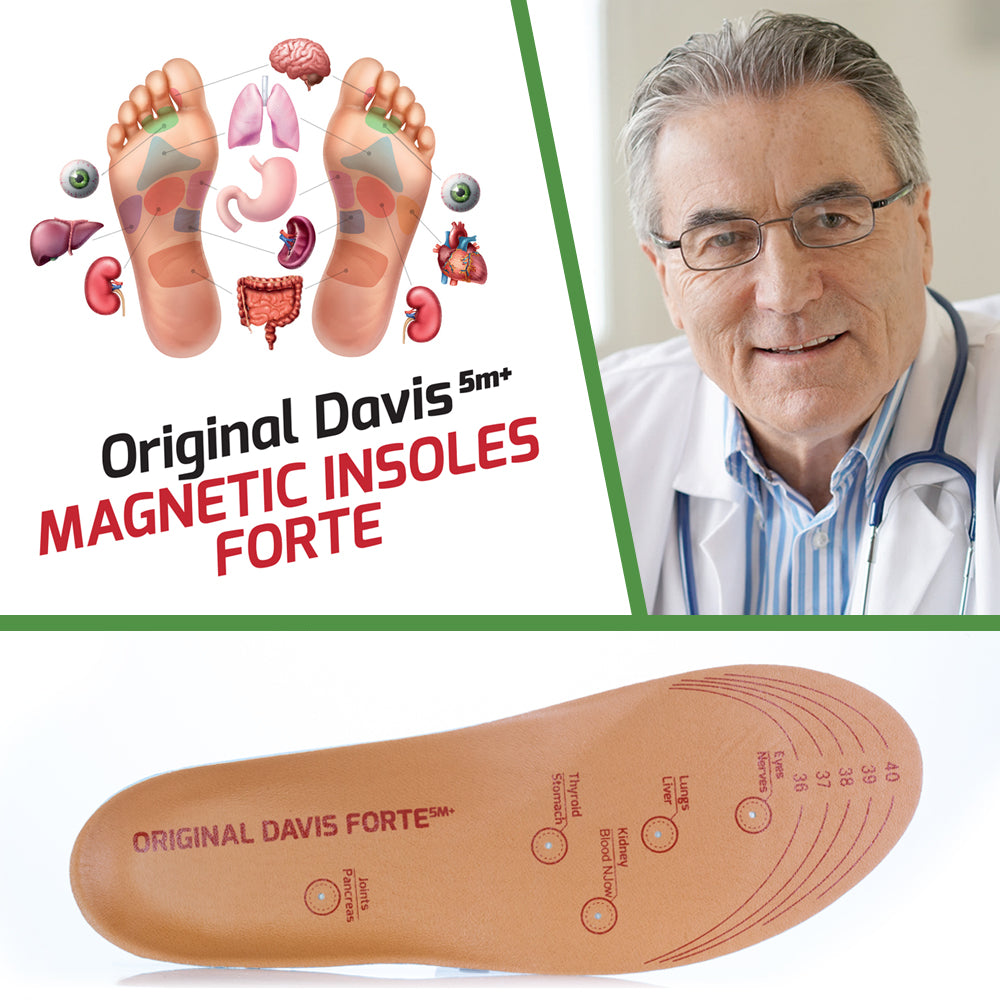 Plantillas magnéticas originales Davis® FORTE, a partir de 5 meses, reforzadas con espuma viscoelástica 2 