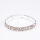 Conjunto de joyería Emporia de 5 piezas, de alta calidad y en tono plateado, presentado en una exclusiva caja de regalo con efecto piel (incluye reloj, pulsera, collar, pendientes y anillo, con cristal blanco Emporia).