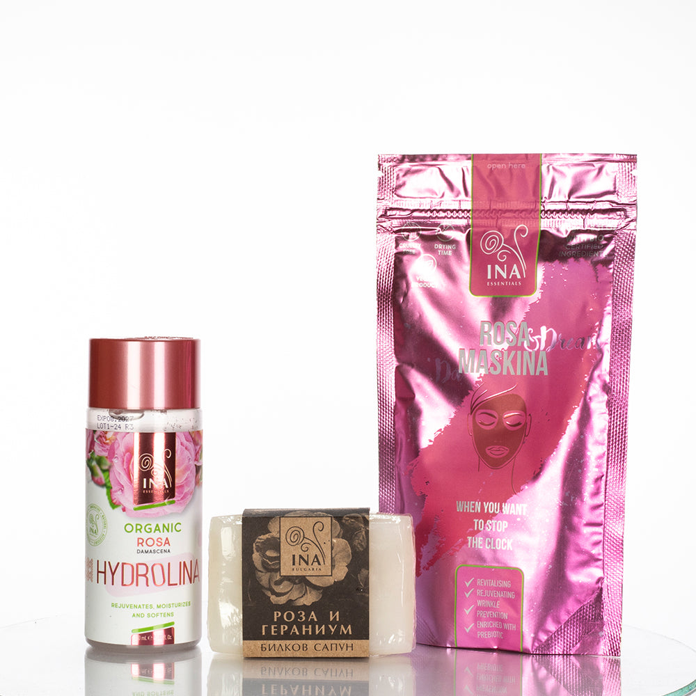 Caja de cuidado Rose Skin, para pieles maduras y secas