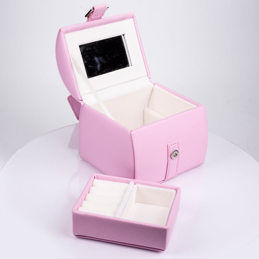 Joyero con Espejo, Rosa