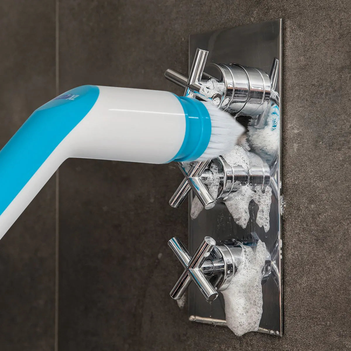 Cepillo de limpieza eléctrico Scrub Buddi XL con 3 cabezales intercambiables