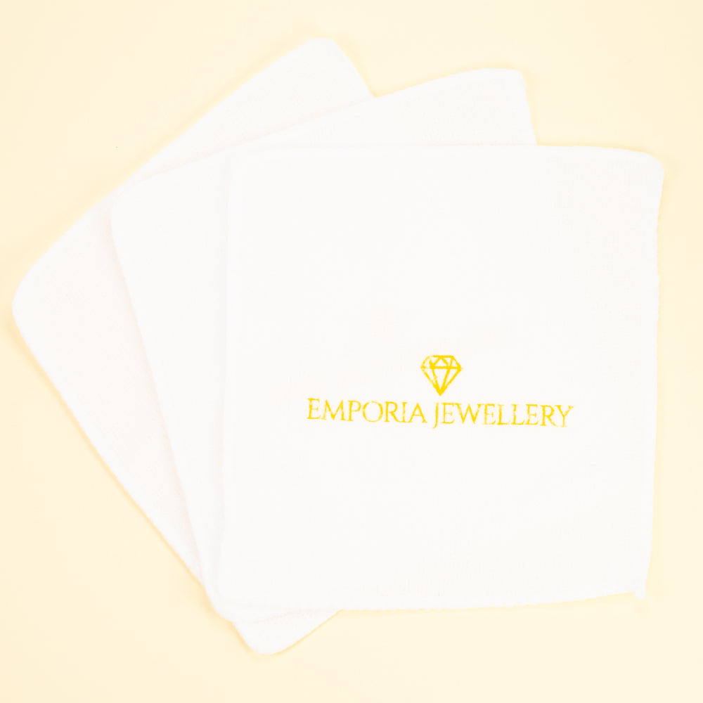Set de 3 toallitas para limpiar las joyas EMPORIA con tecnología nano clear 9 