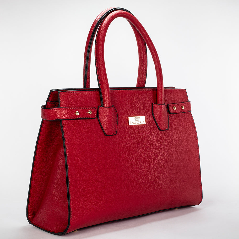 Colección Emporia de primavera 2025 - " Amanacer escarlata", Set de 3 bolsos; rojo